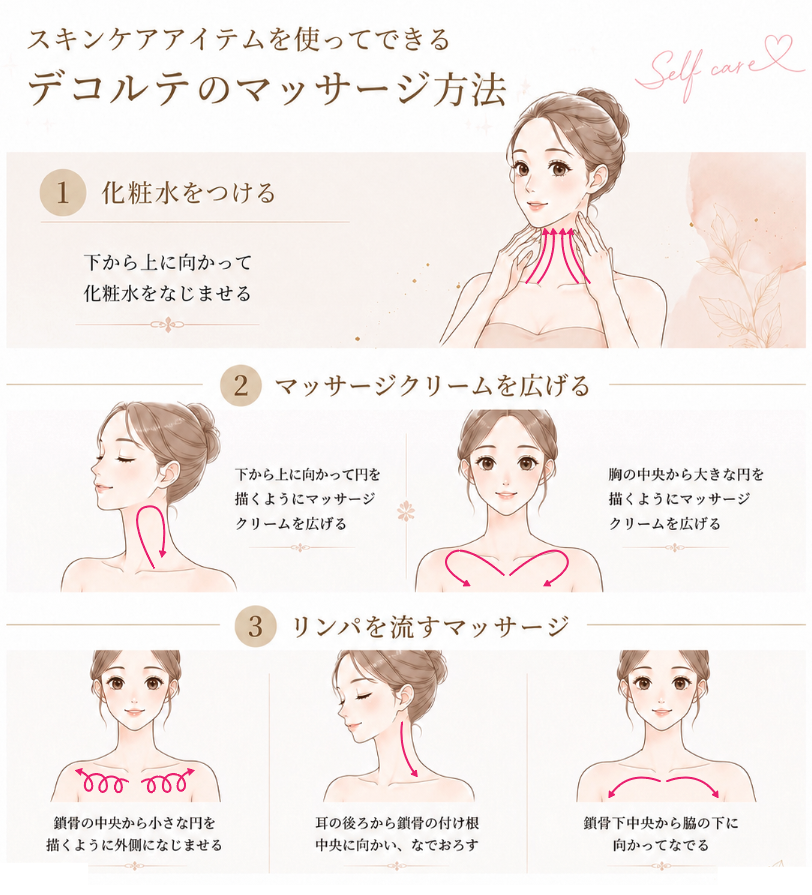 デコルテマッサージ