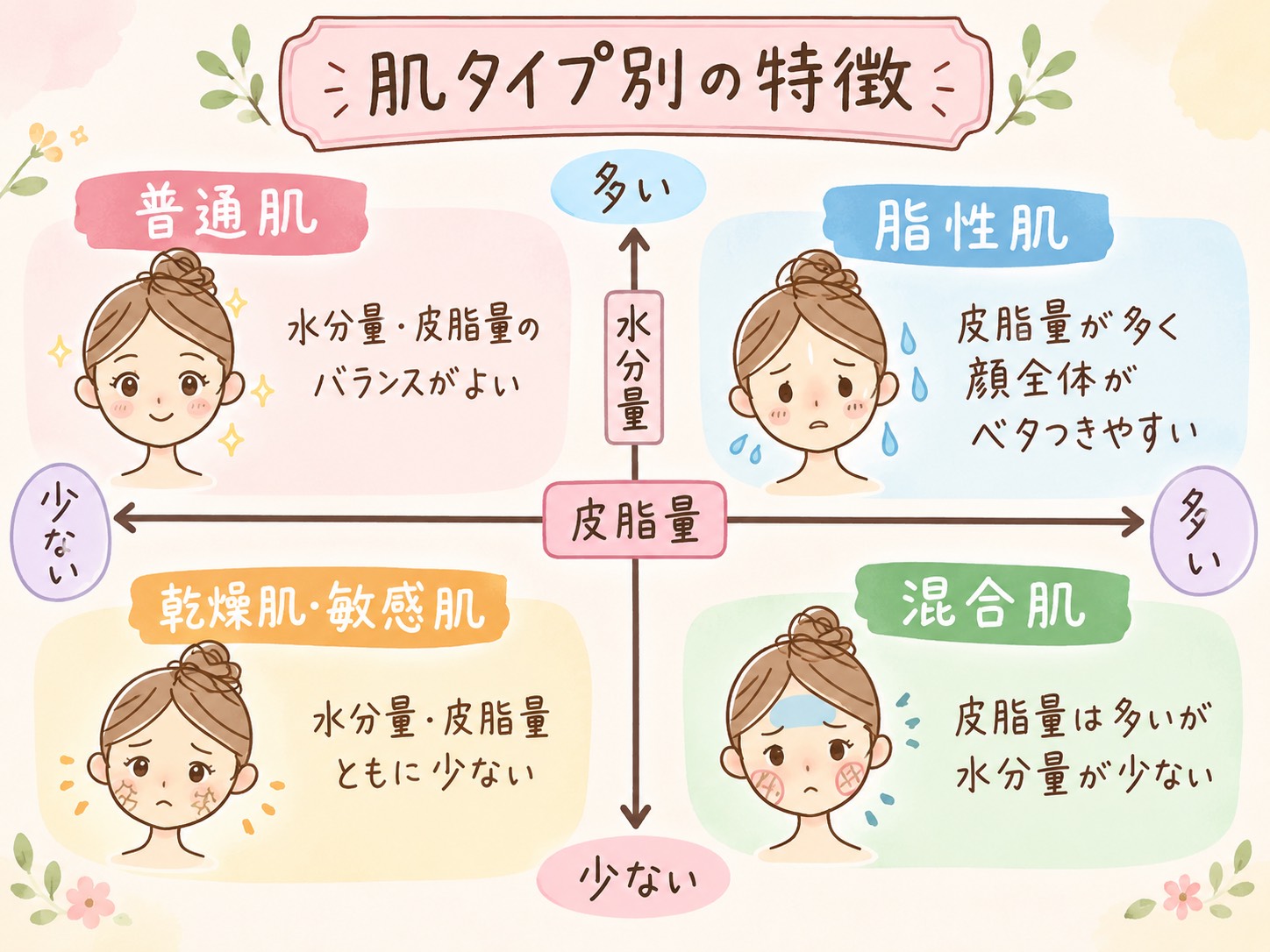 肌タイプの特徴